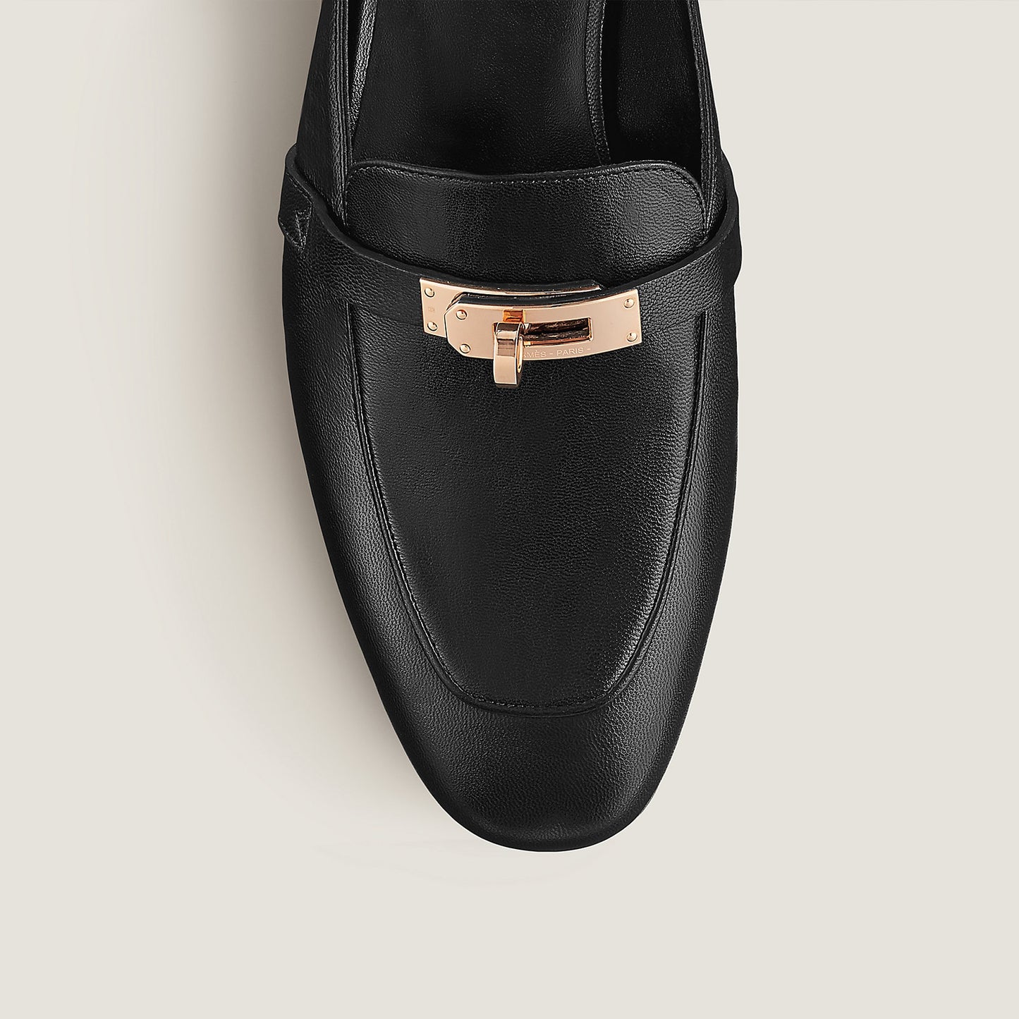 Hermès | Oz mule 穆勒鞋 黑色 淡金釦
