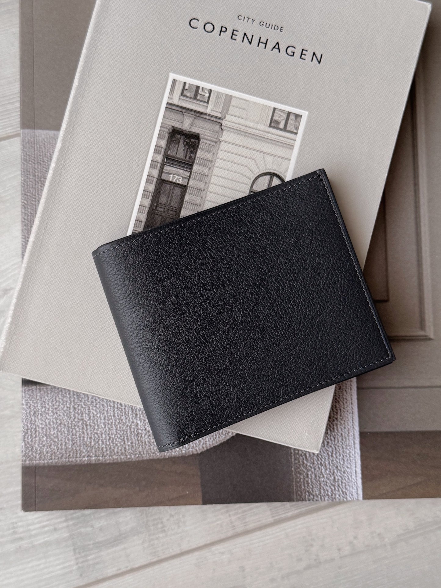 Hermès Citizen Wallet 霧霾灰 絲巾短夾