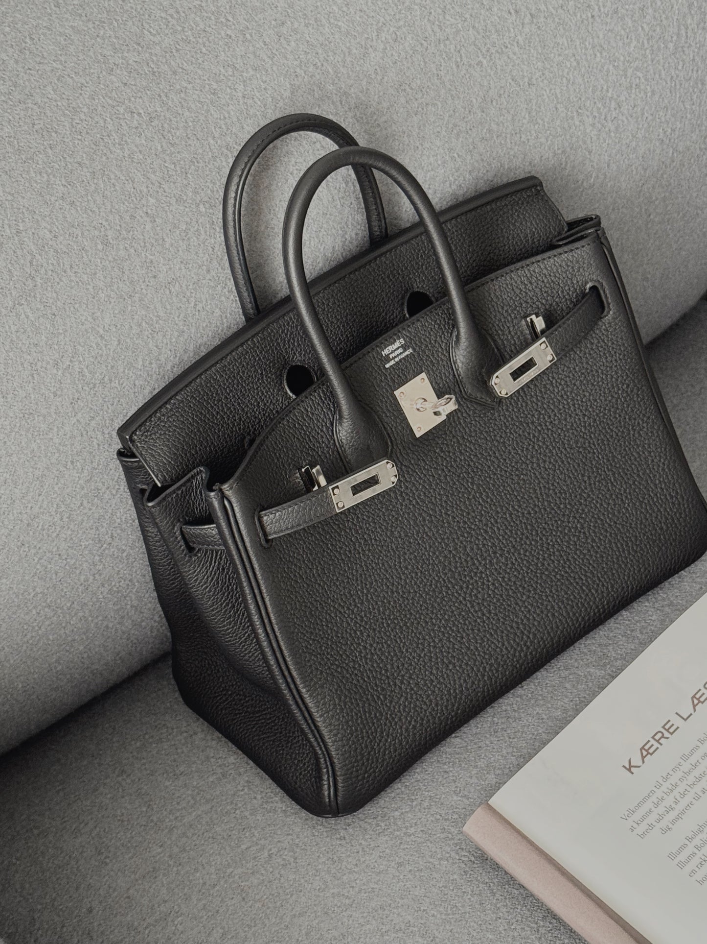 Hermès Birkin 25 Togo 黑色銀釦