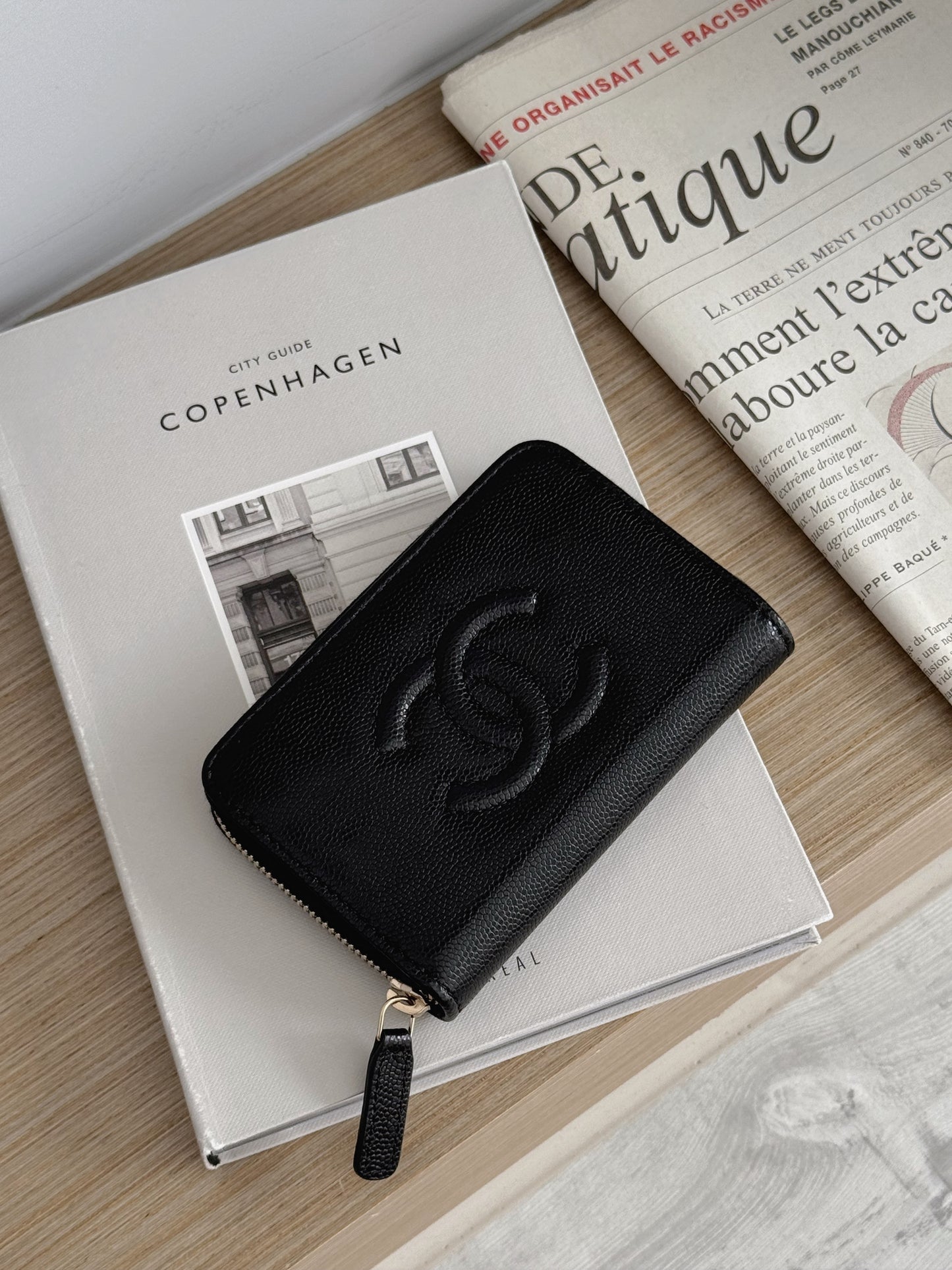 Chanel | Vintage復古 拉鍊加大零錢包