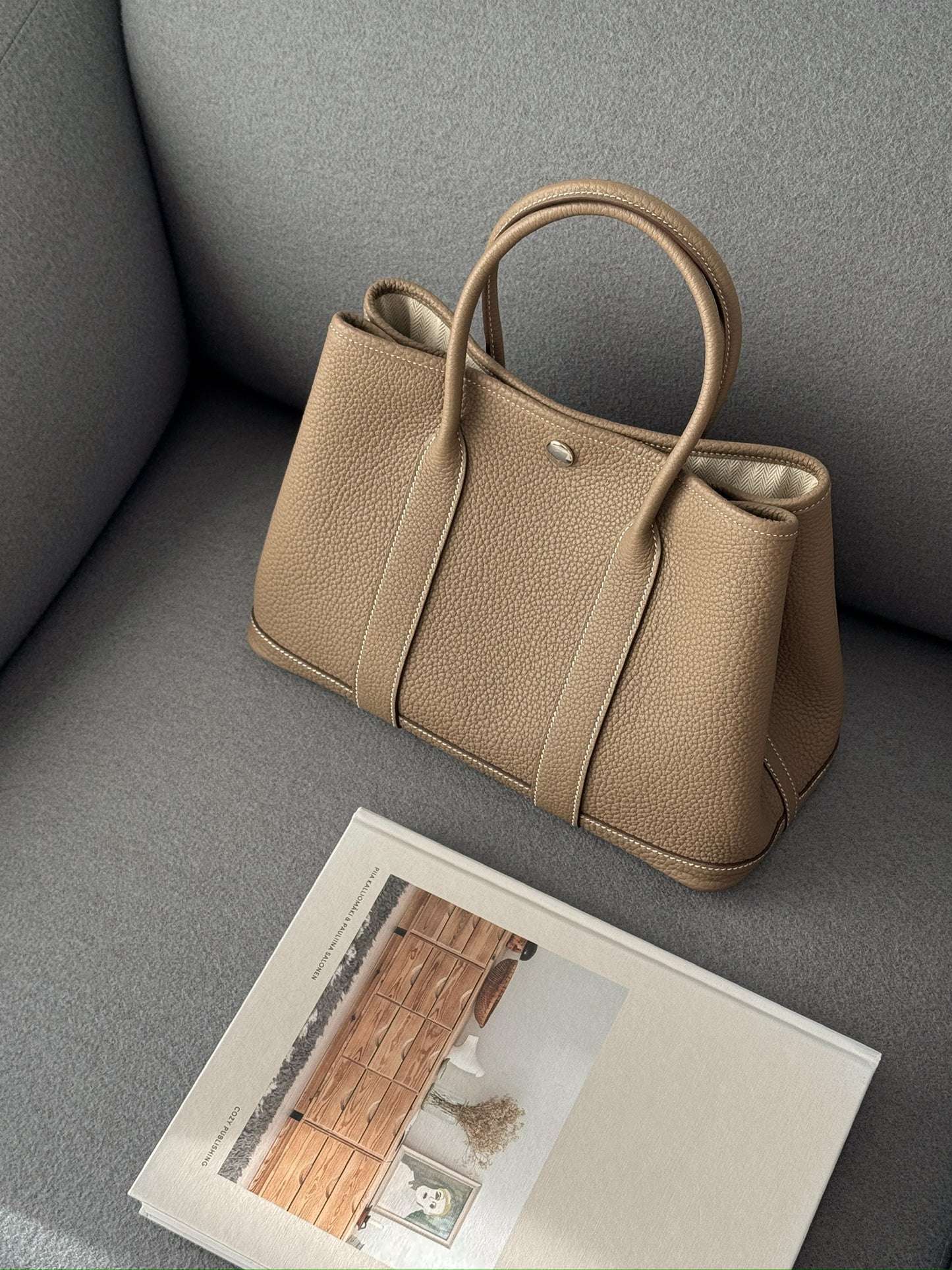 Hermès | Garden Party 30 大象灰 全皮