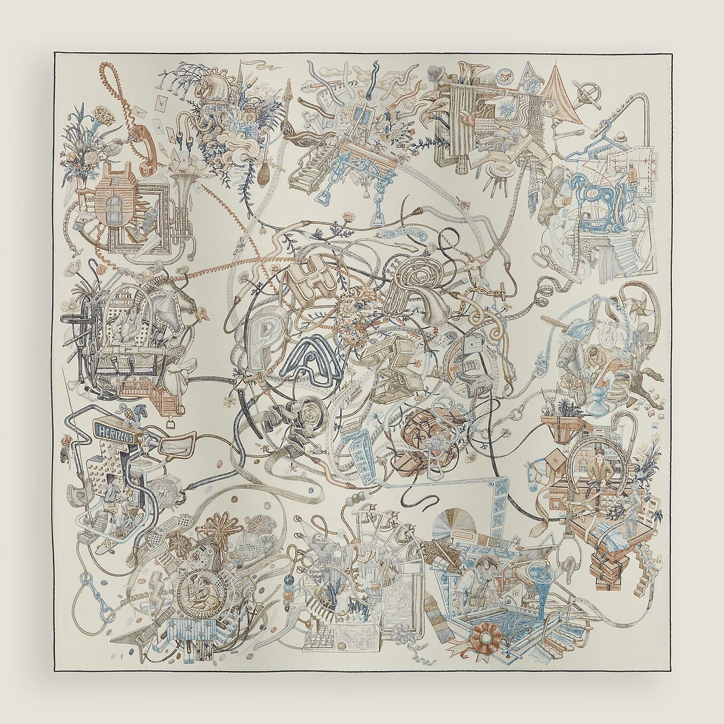 Hermès | Le Monde d'Hermès 140 愛馬仕的奇幻世界 披肩