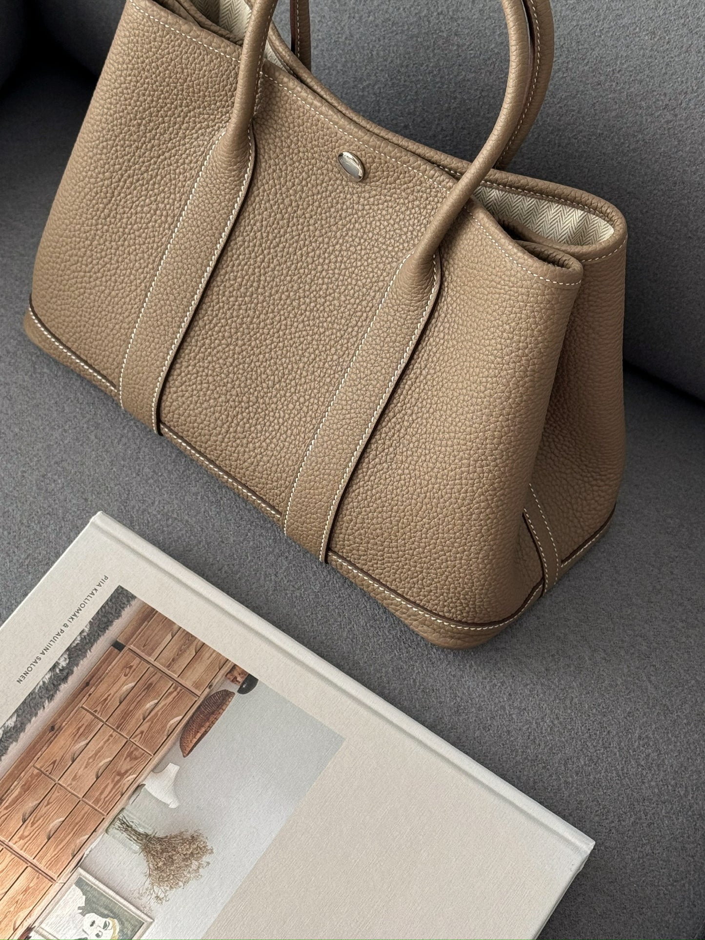 Hermès | Garden Party 30 大象灰 全皮