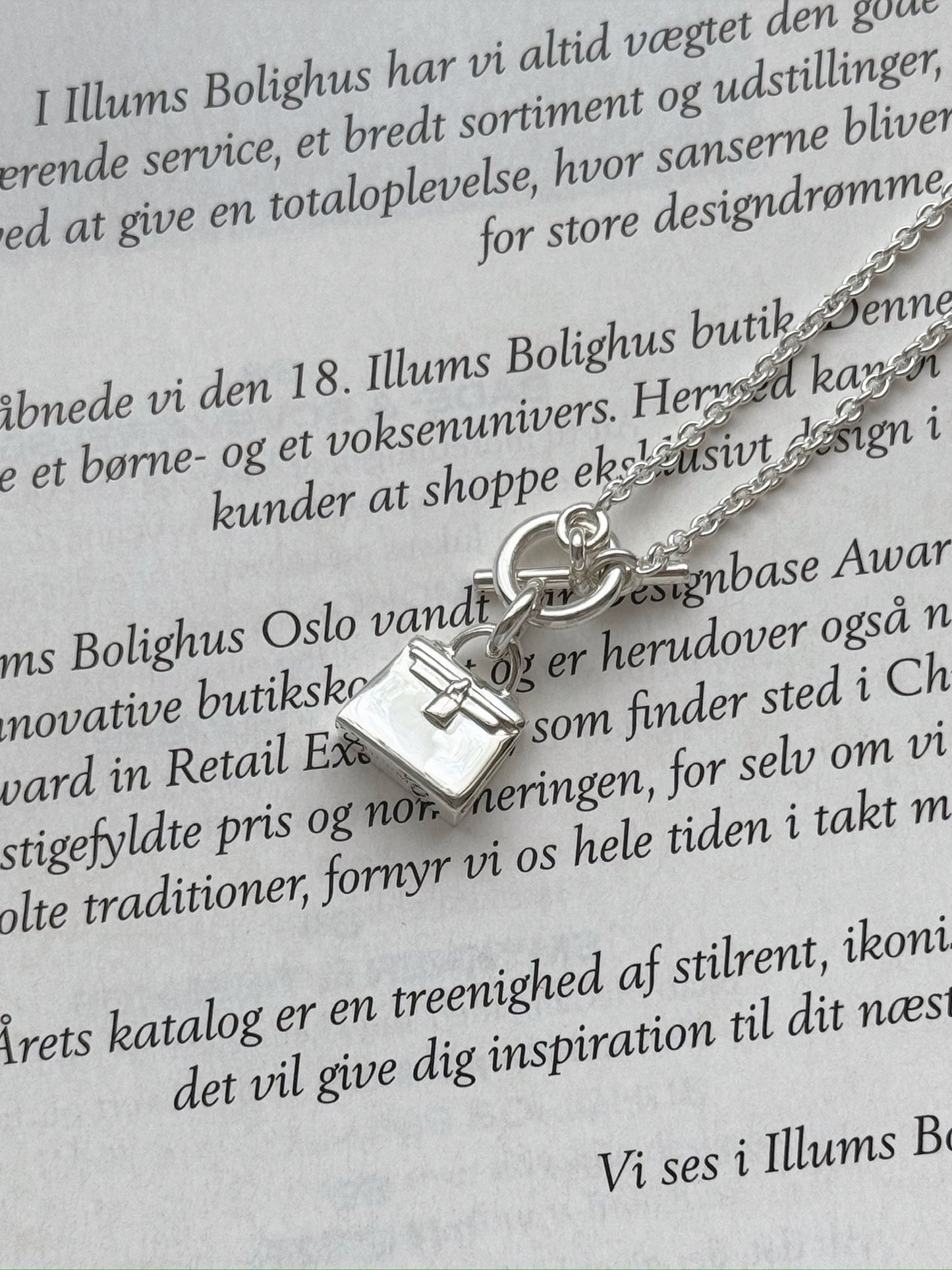 Hermès Kelly Amulette Pendant 純銀項鏈