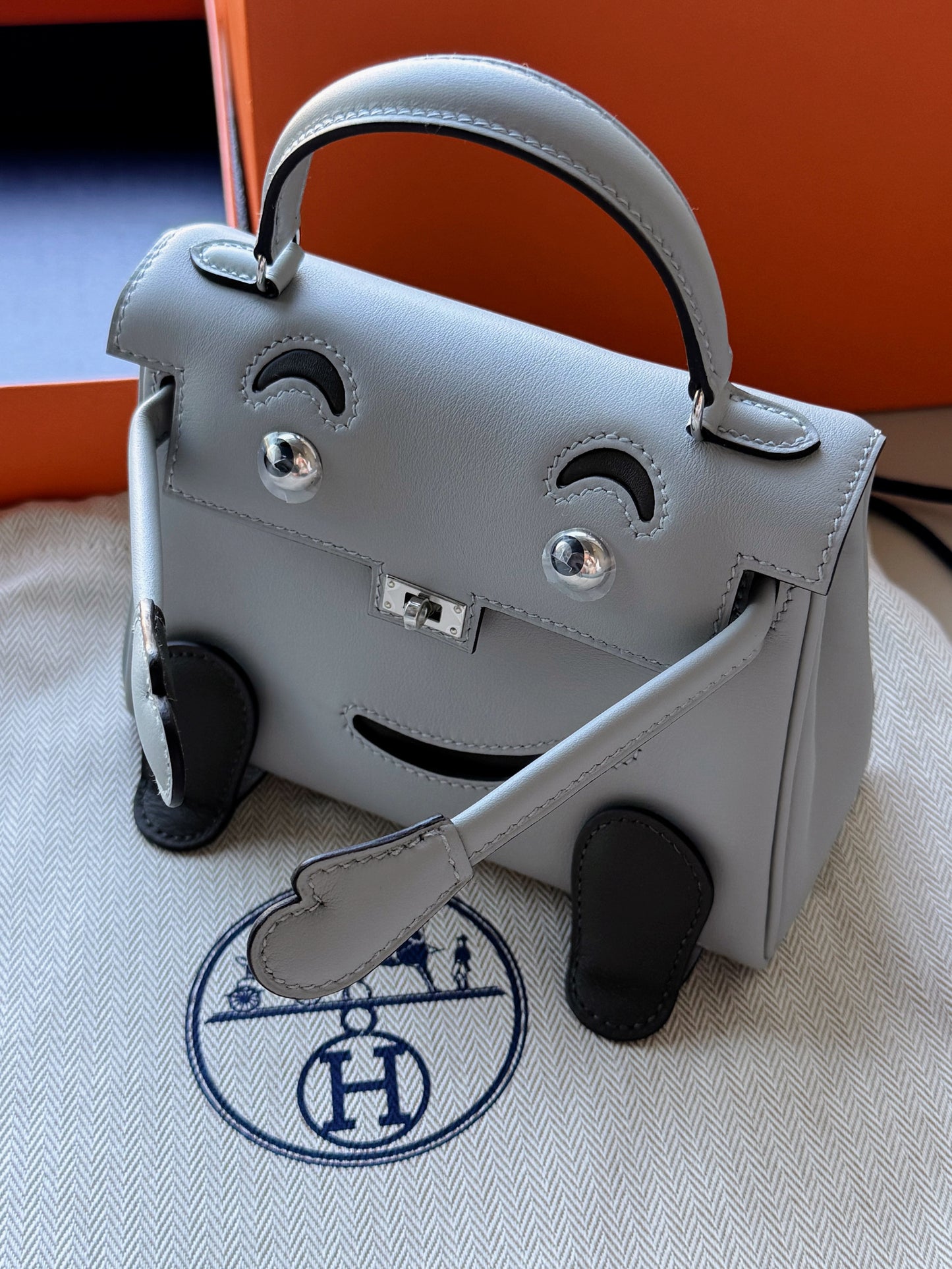Hermès Kelly Doll 千禧娃娃 冰川藍
