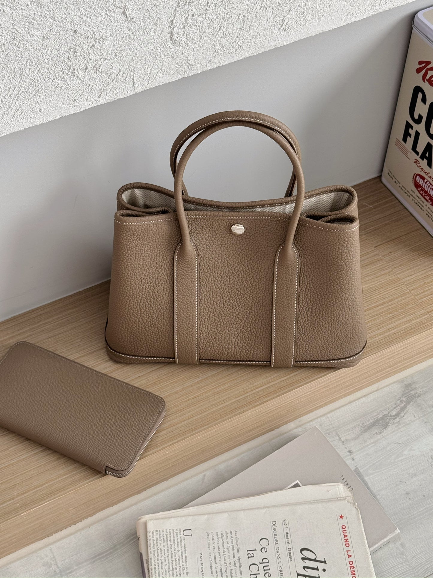 Hermès | Garden Party 30 大象灰 全皮