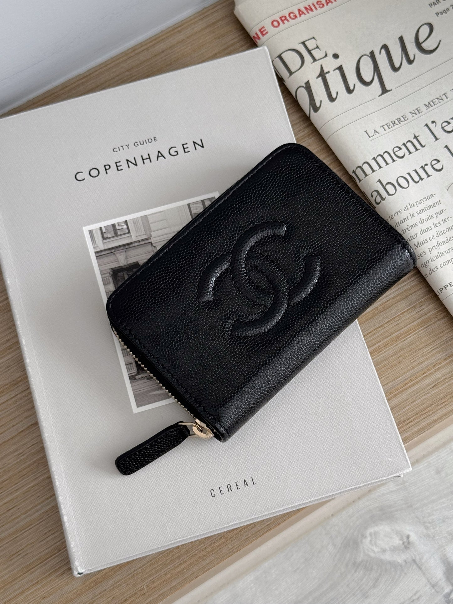 Chanel | Vintage復古 拉鍊加大零錢包