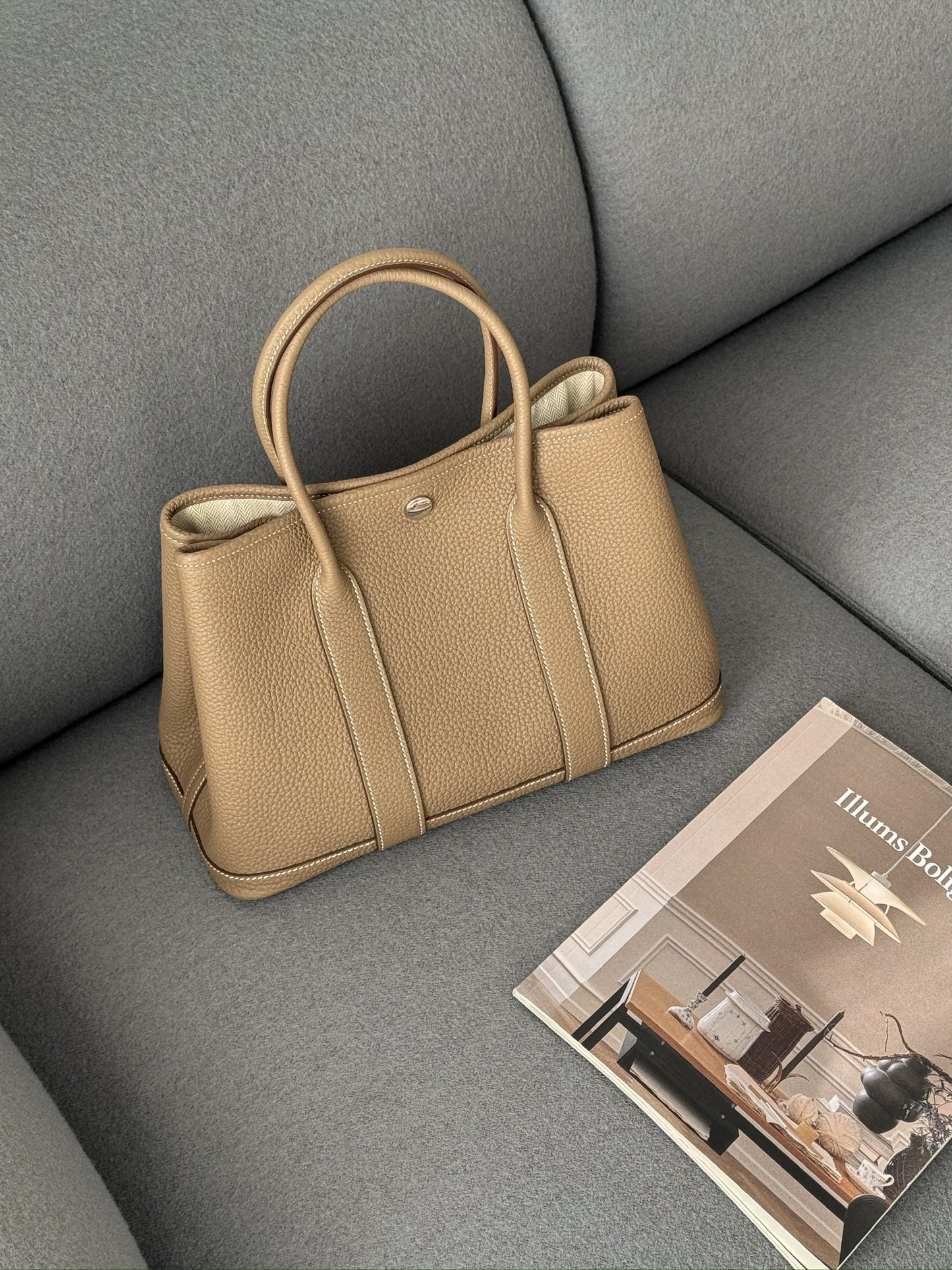 Hermès | Garden Party 30 大象灰 全皮