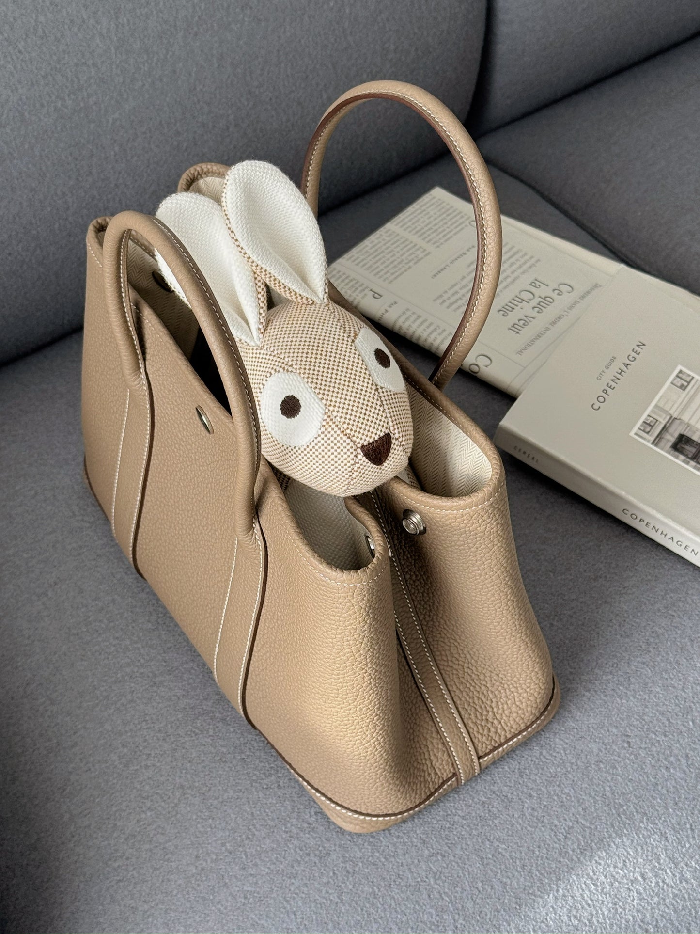 Hermès | Garden Party 30 大象灰 全皮
