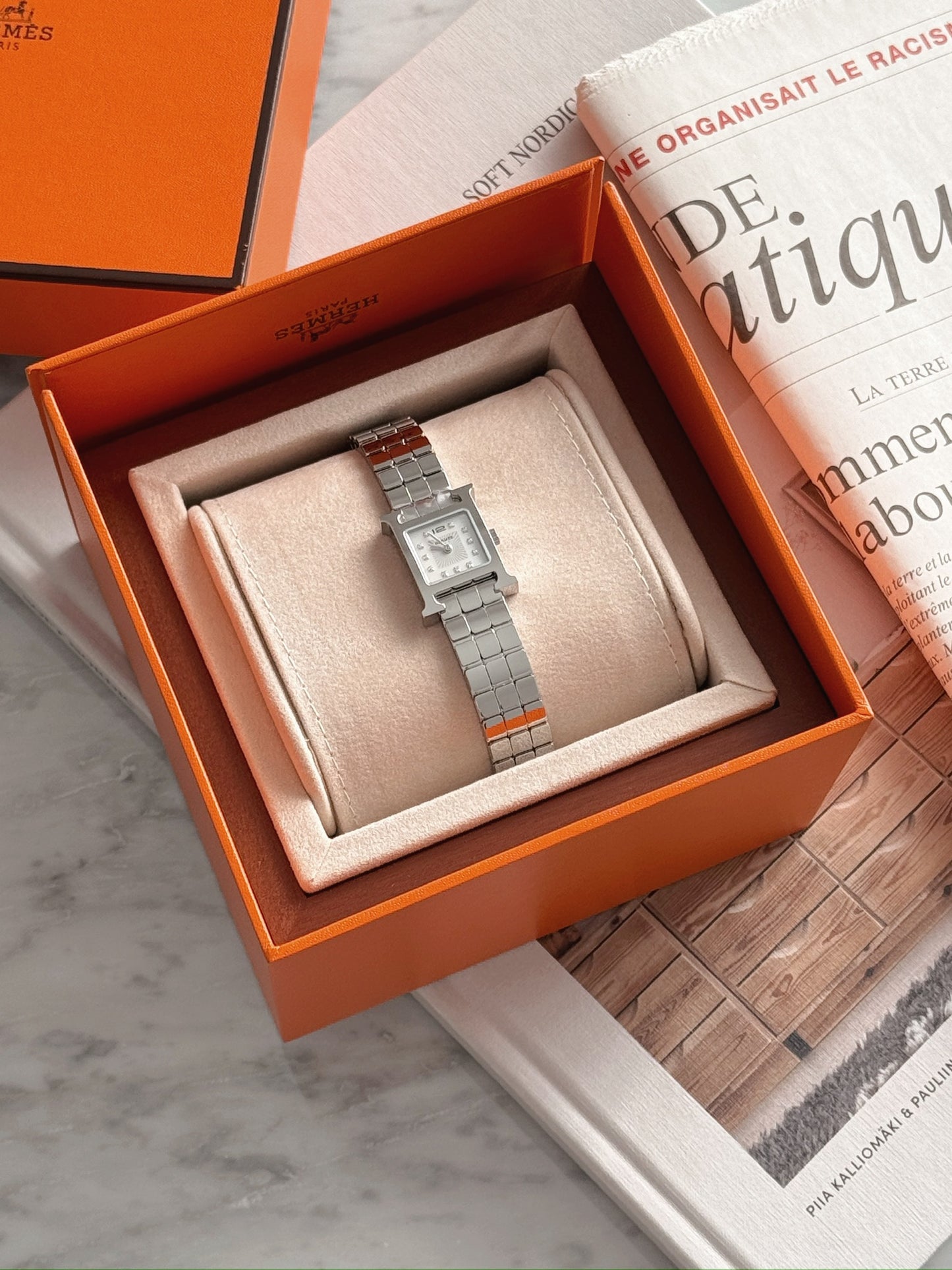 Hermès Heure H 帶鑽腕錶