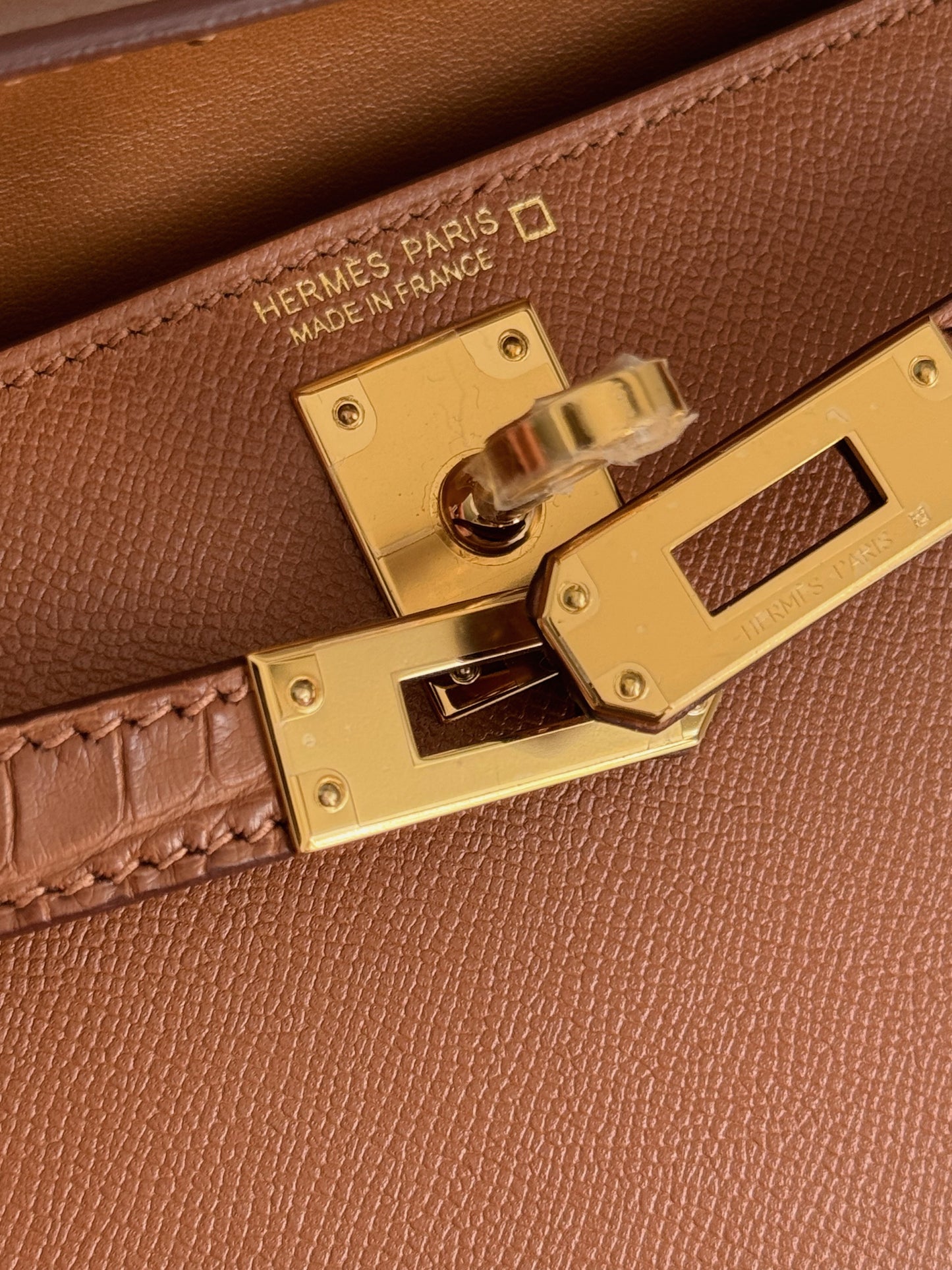 Hermès Mini Kelly 2 Touch 金棕金釦