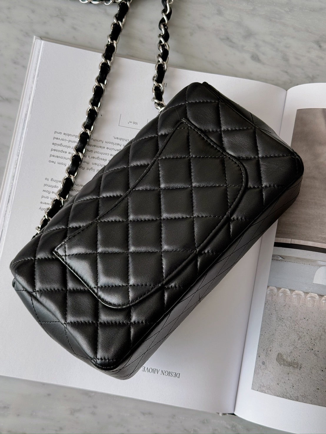 <S-99成新> Chanel Mini CF20 黑色銀釦