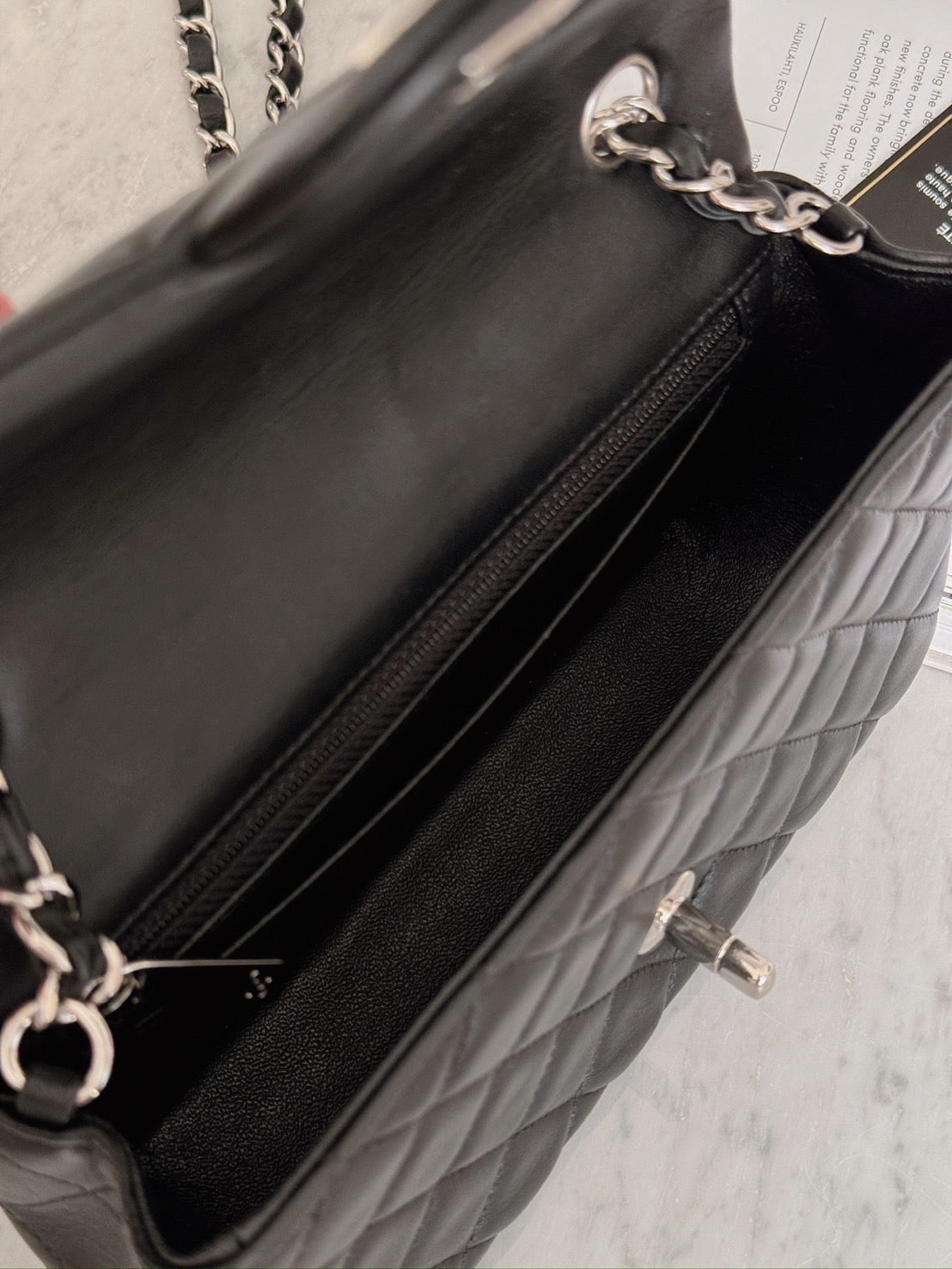 <S-99成新> Chanel Mini CF20 黑色銀釦