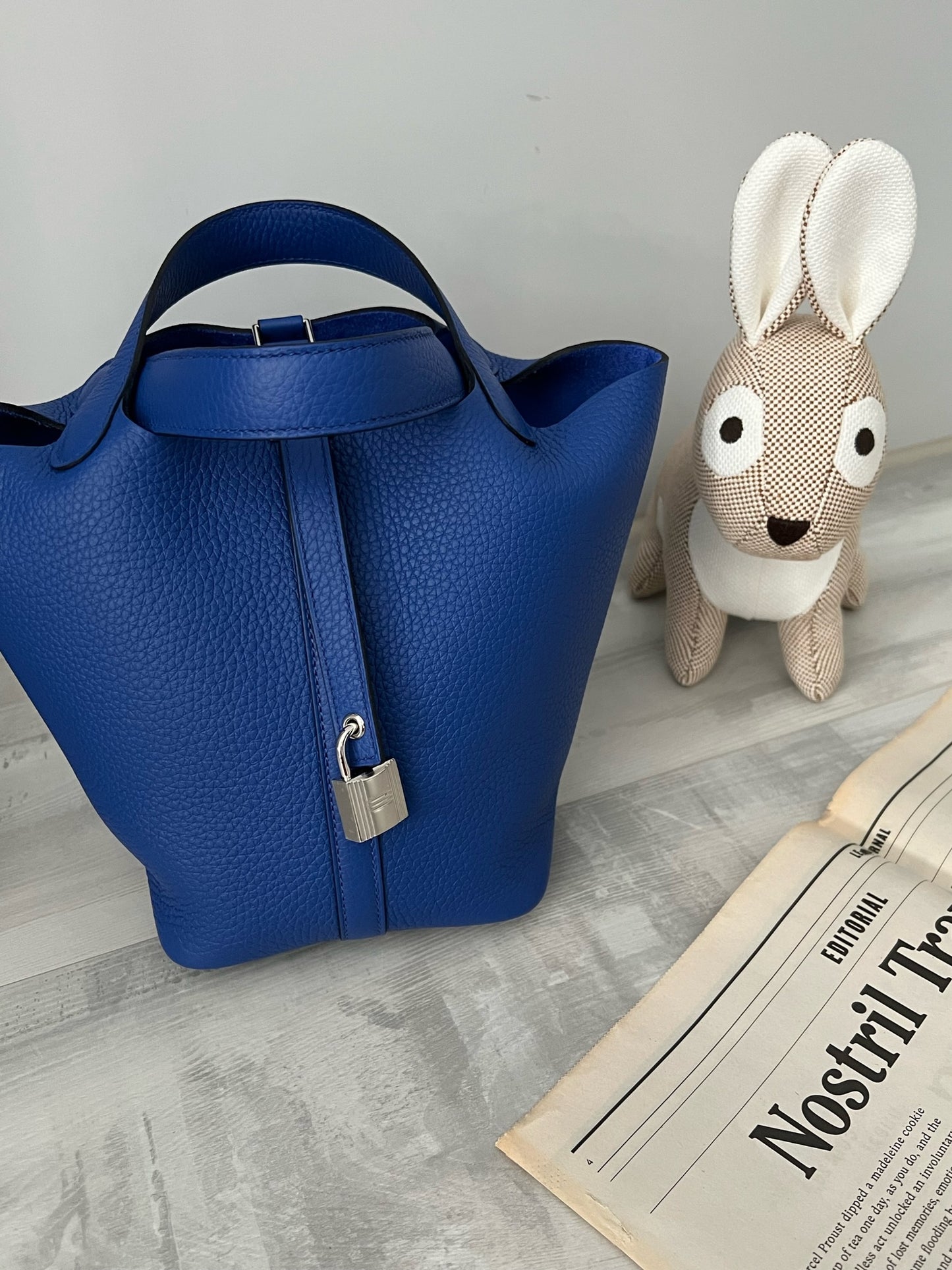Hermès | Picotin 18 皇家藍銀釦