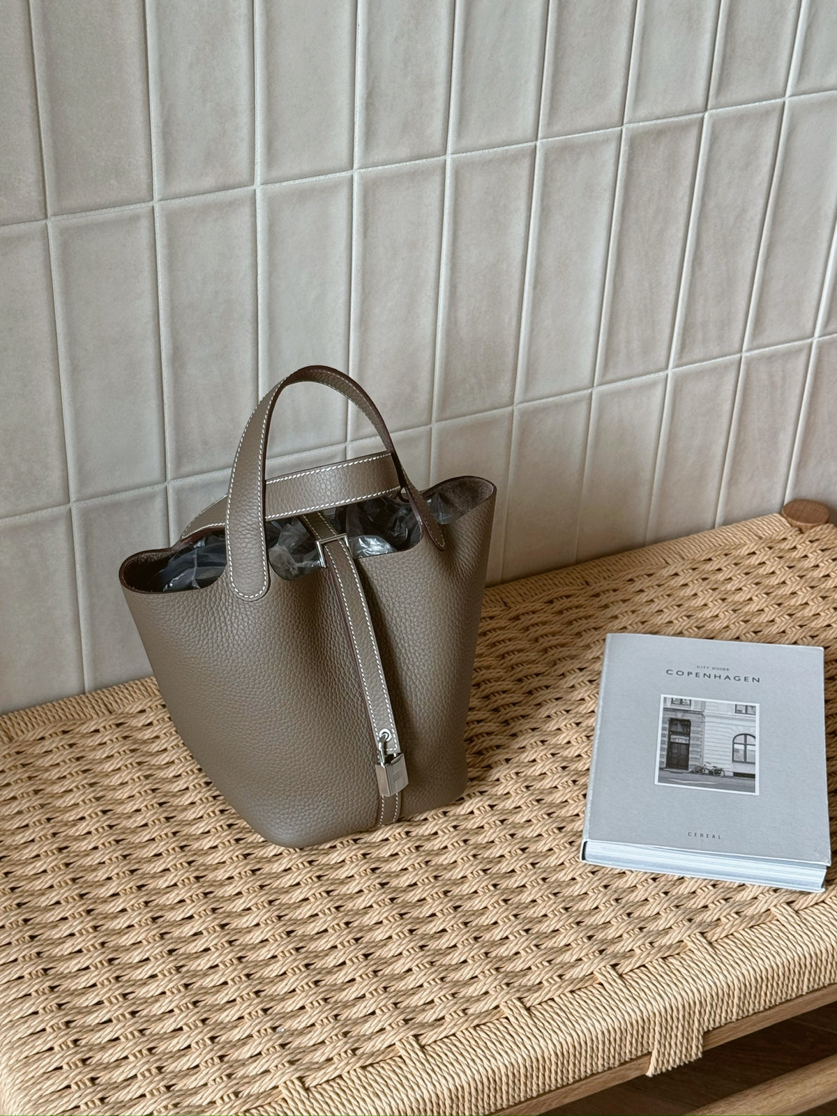 Hermès | Picotin 18 大象灰 銀釦