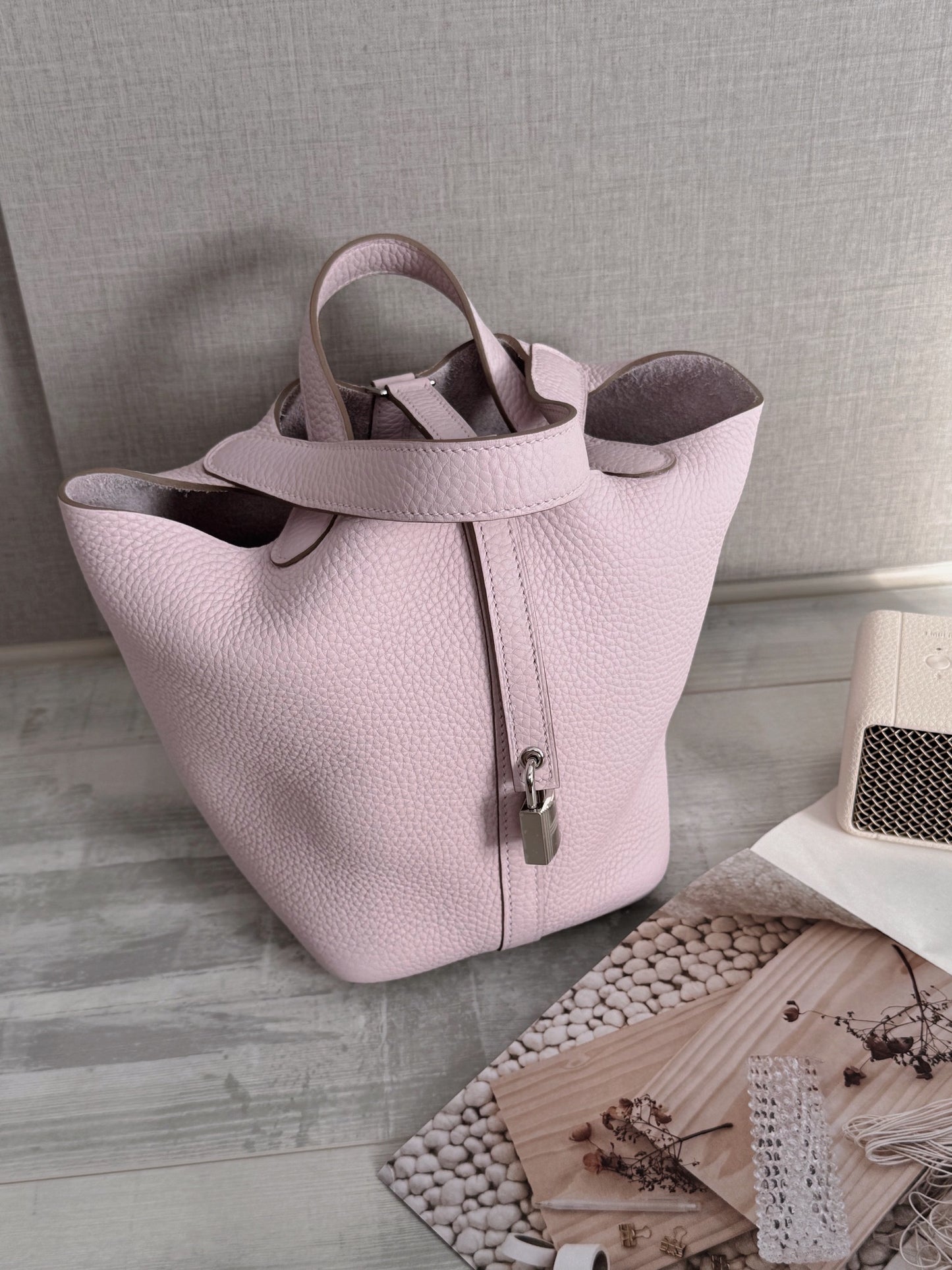 Hermès Picotin 18 夢幻紫銀釦