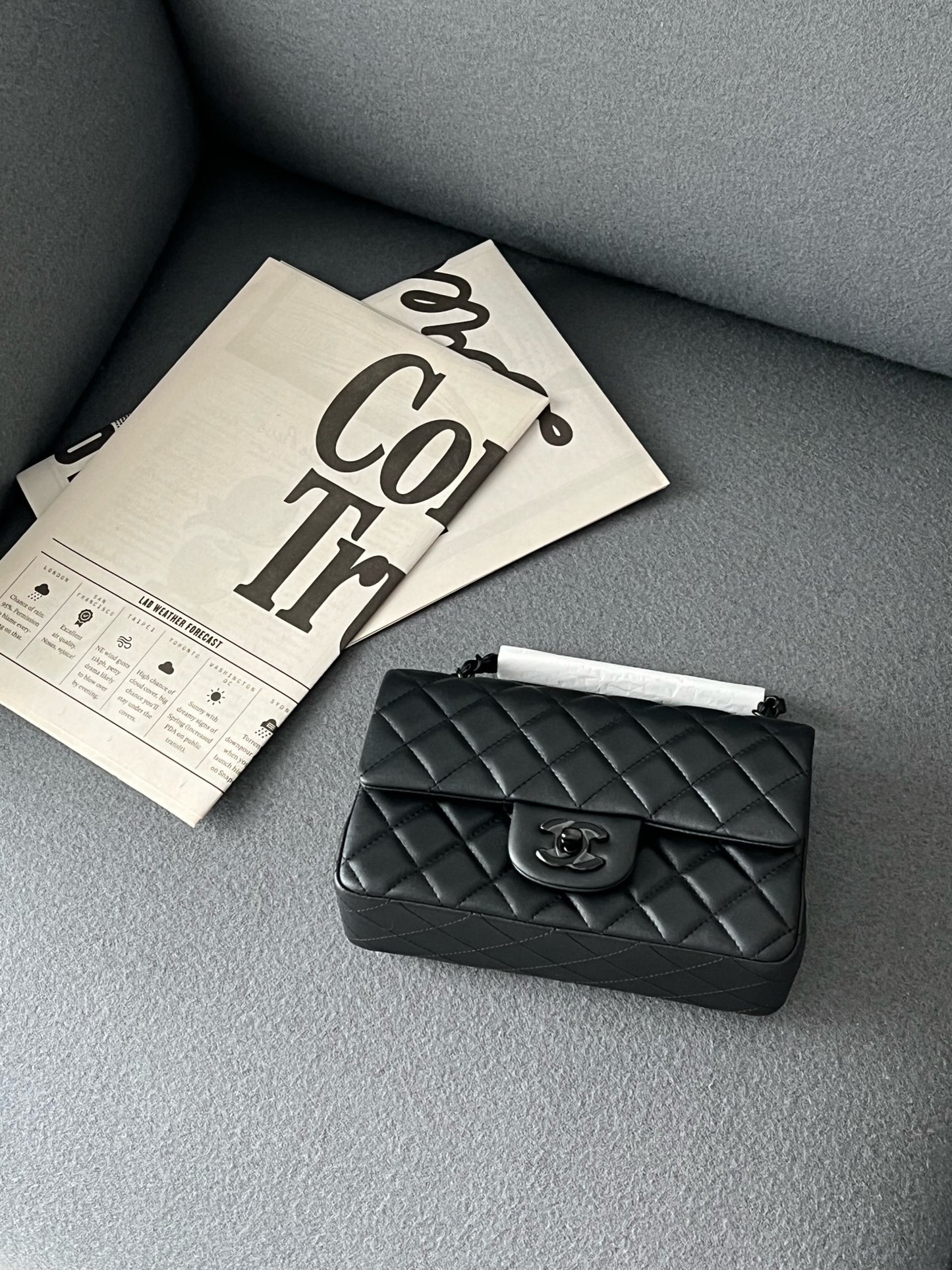 Chanel Mini CF20 So Black