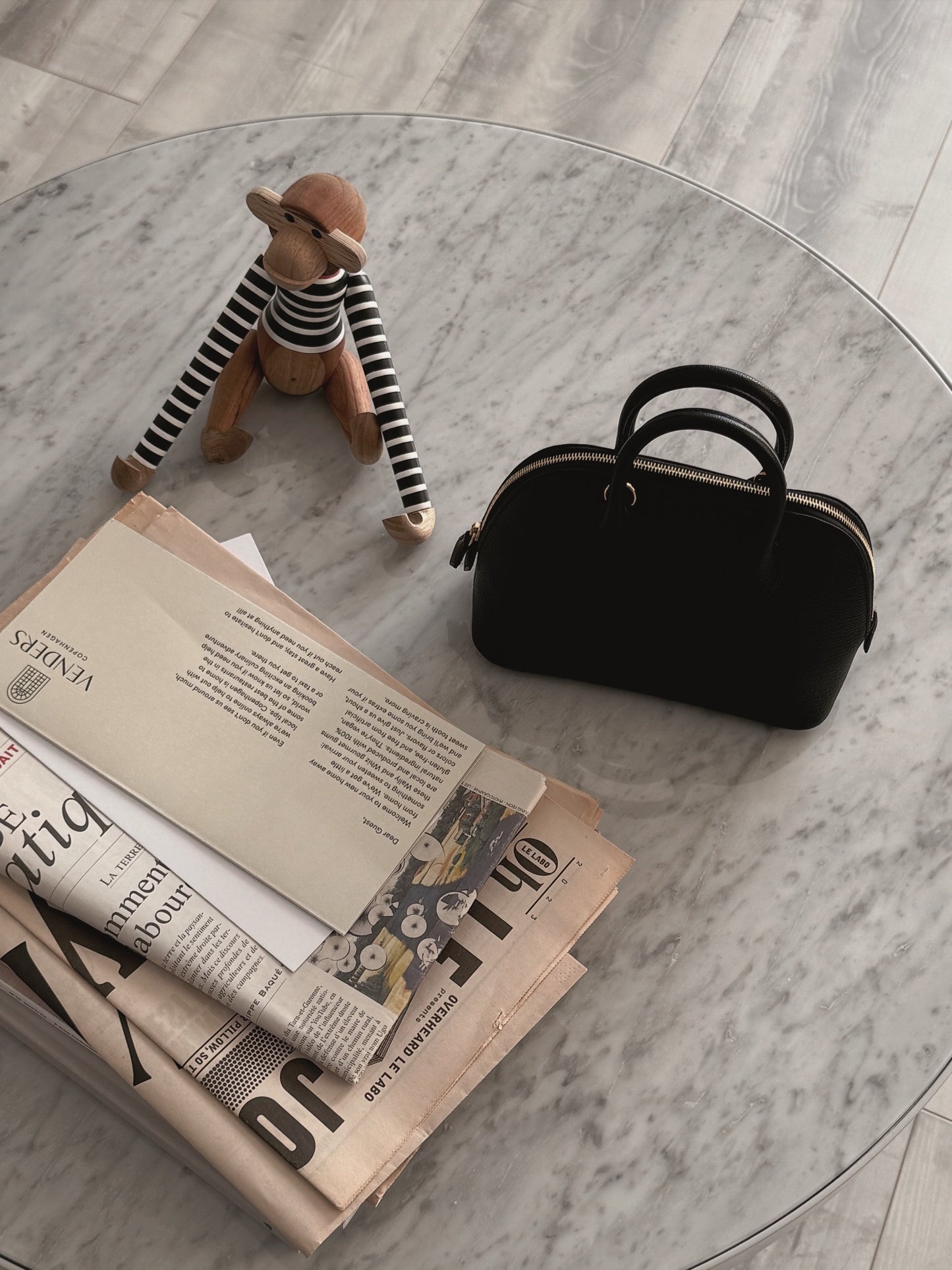 Hermès Mini bolide 黑色金釦 山羊皮
