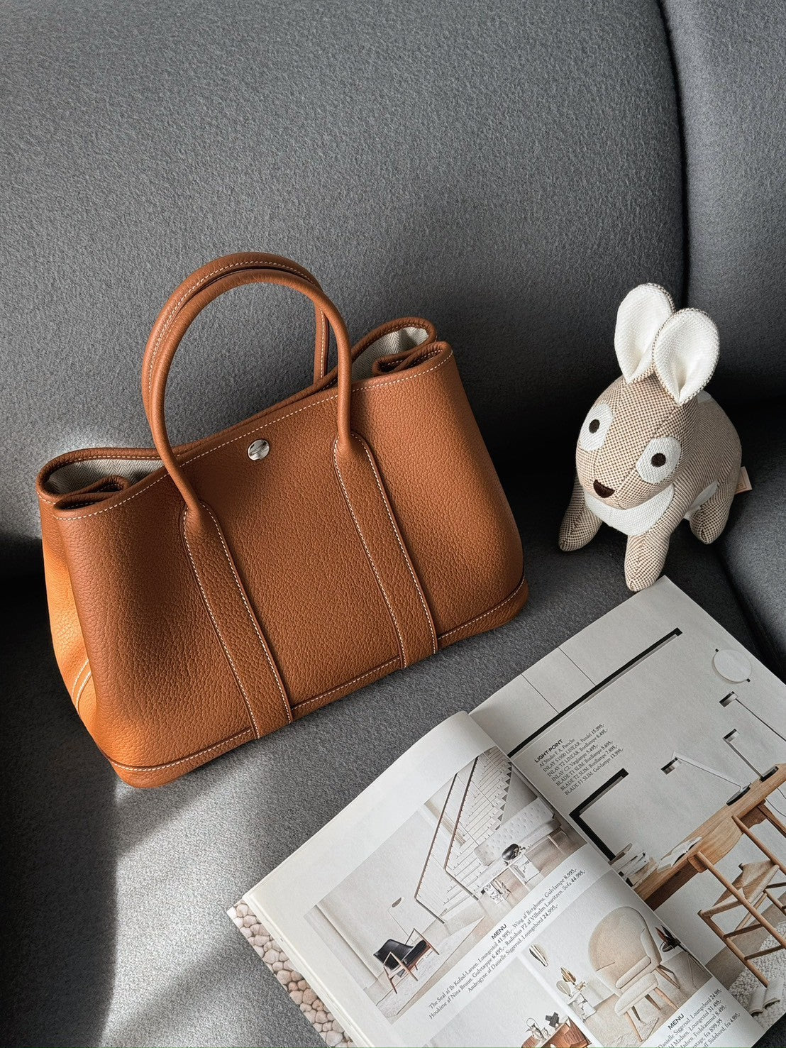 Hermès | Garden Party 30 金棕色 全皮
