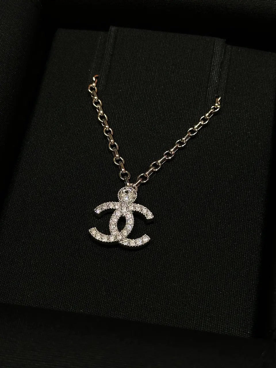 Chanel | 雙C水鑽項鍊