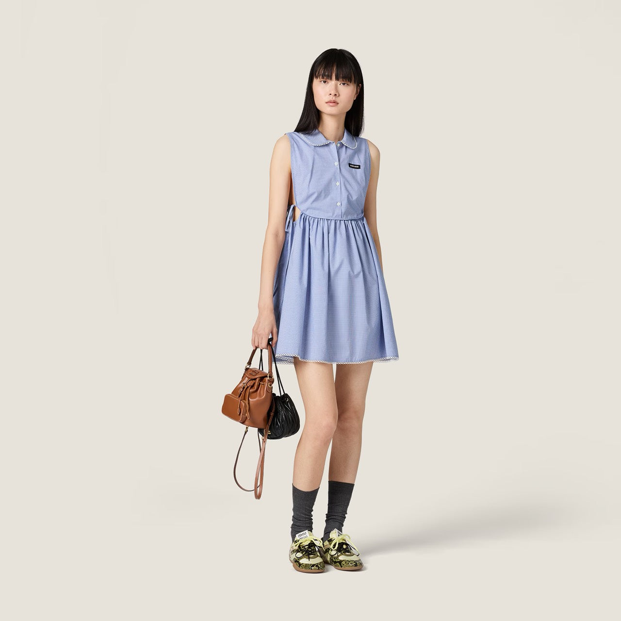 Miu Miu | 格紋迷你裙