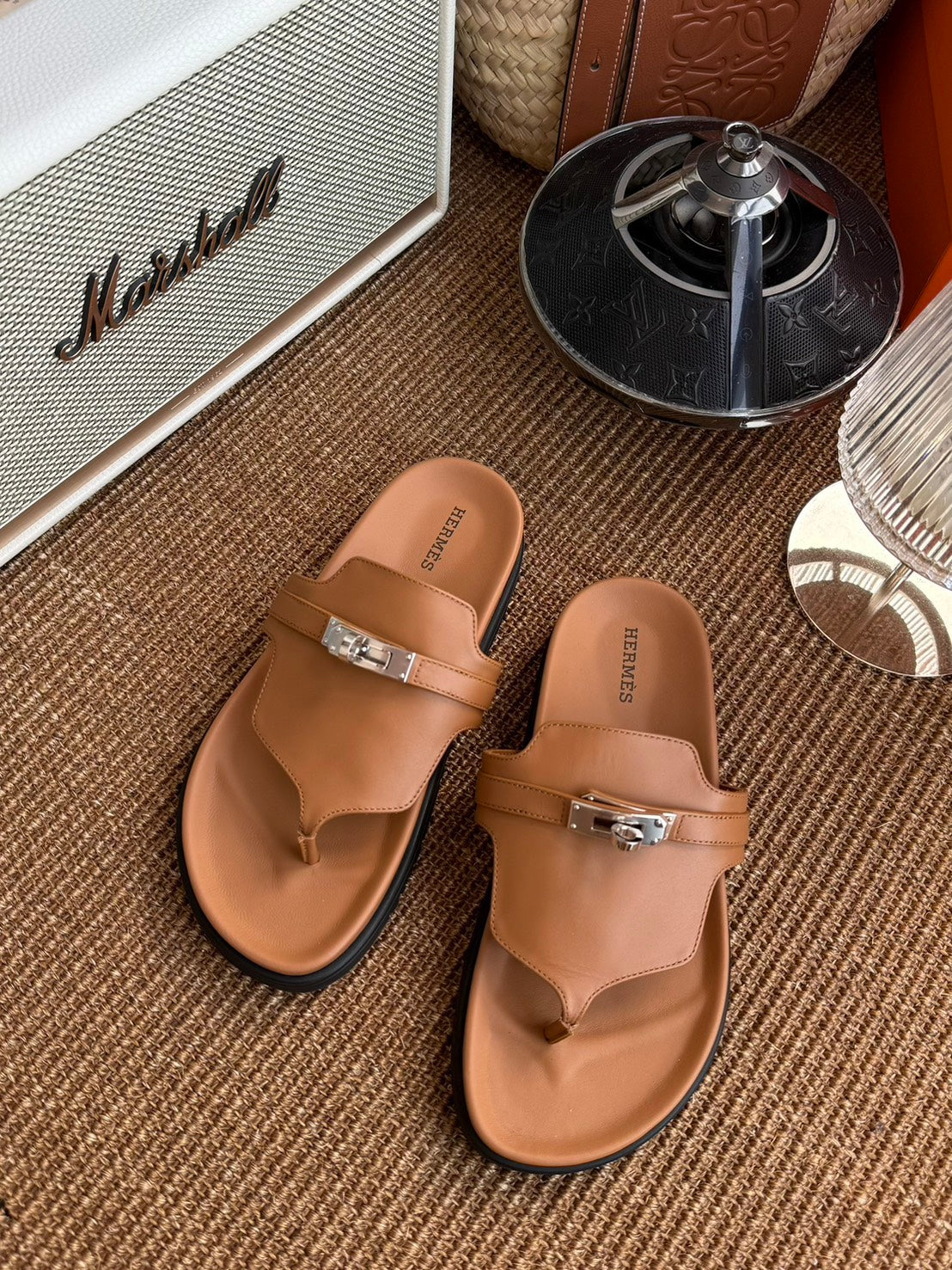 Hermès | Empire 涼鞋 棕色