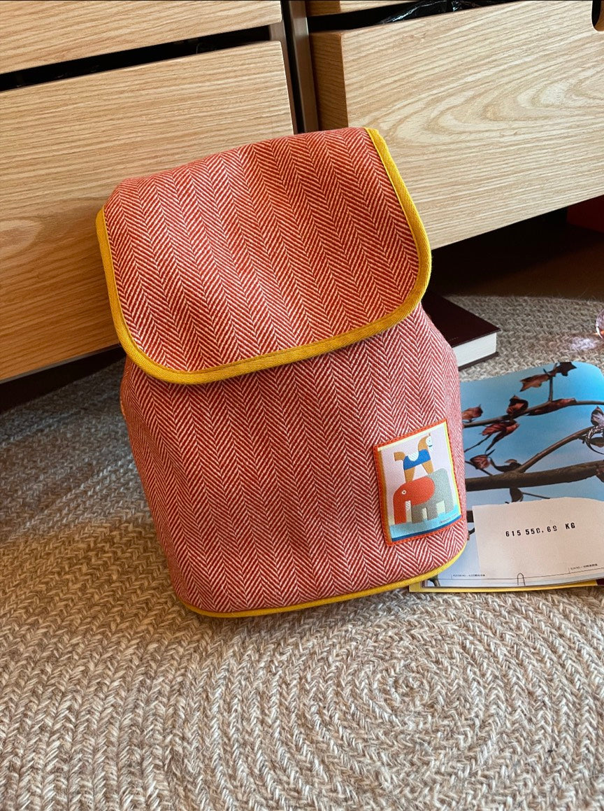 Hermès | 動物部落後背包 繽紛紅