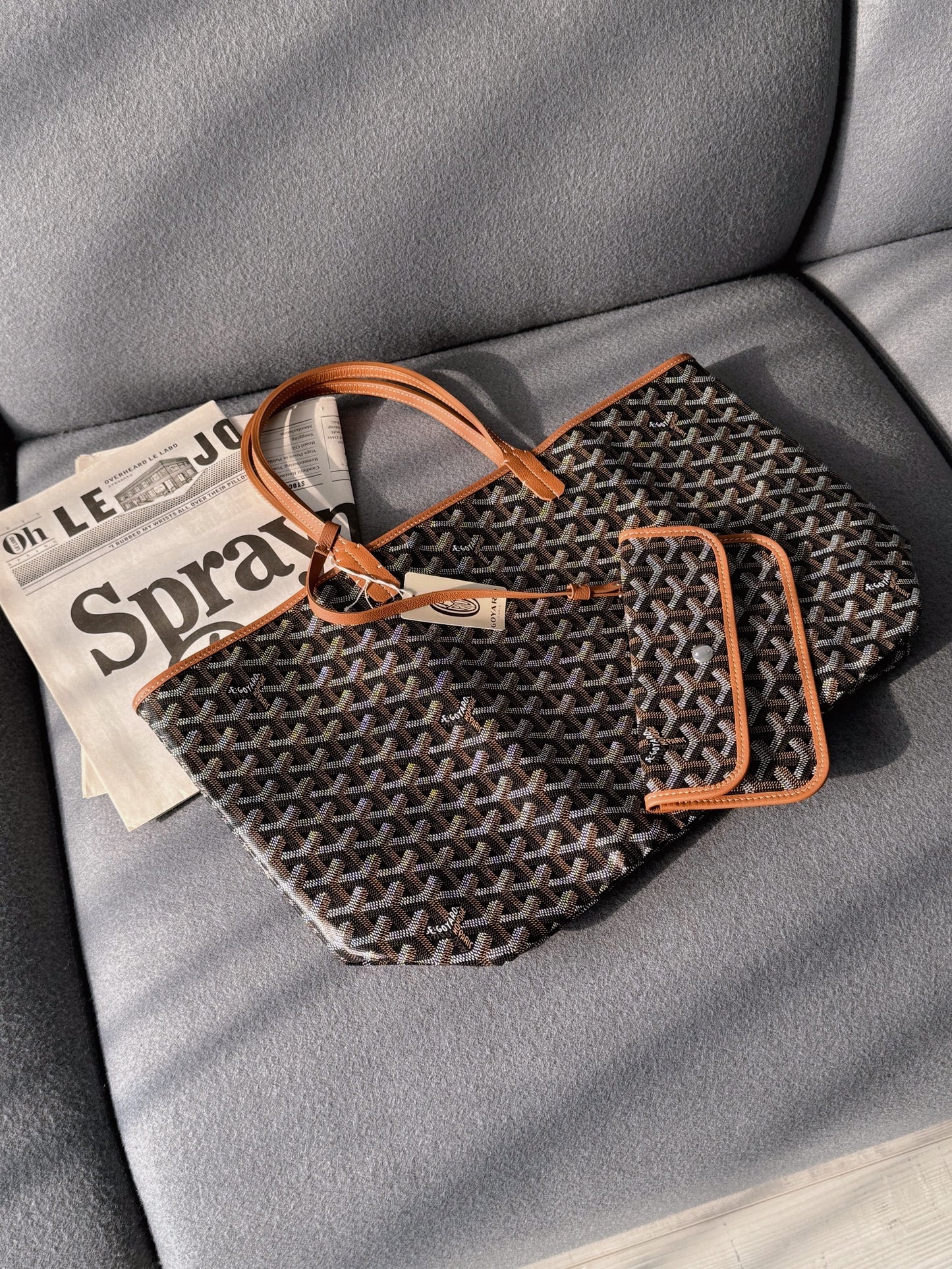 Goyard Saint Louis PM 托特包棕色