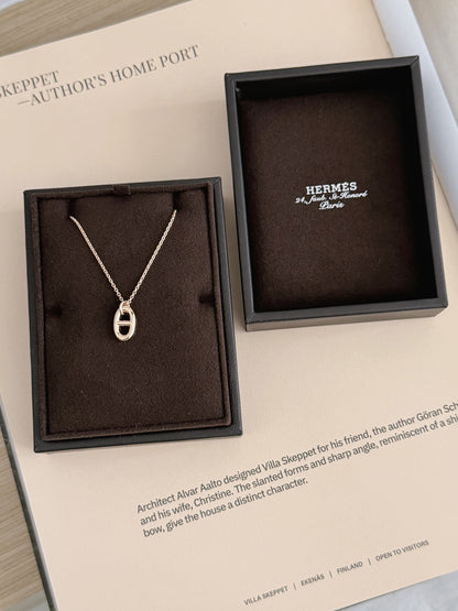 Hermès | Farandole Necklace 豬鼻子項鍊 玫瑰金