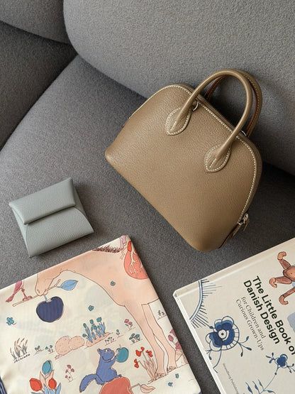 Hermès | Mini Bolide 大象灰 銀釦