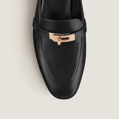Hermès | Oz mule 穆勒鞋 黑色 淡金釦