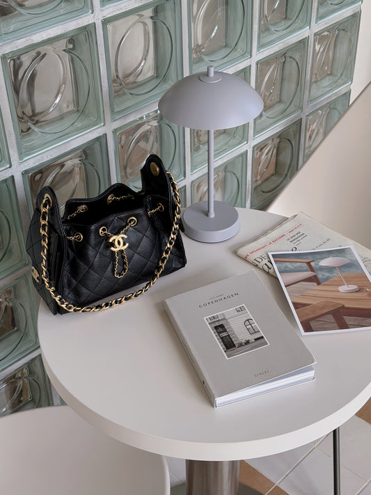 Chanel｜Mini 25 Bag 黑色 荔枝牛皮 金釦