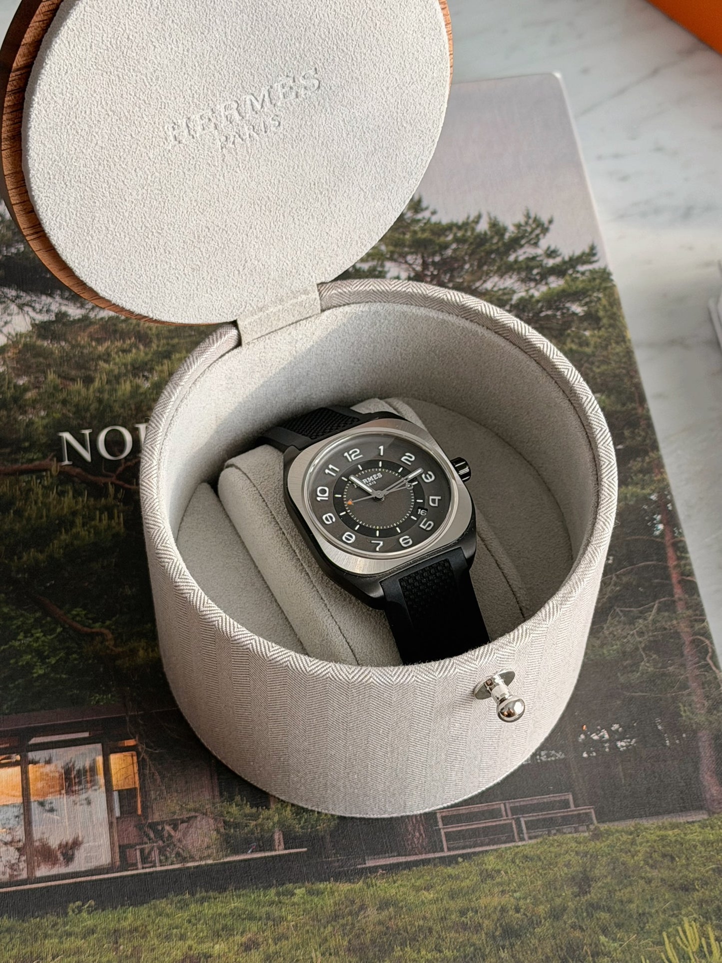 Hermès | H08 腕錶 黑色 42mm