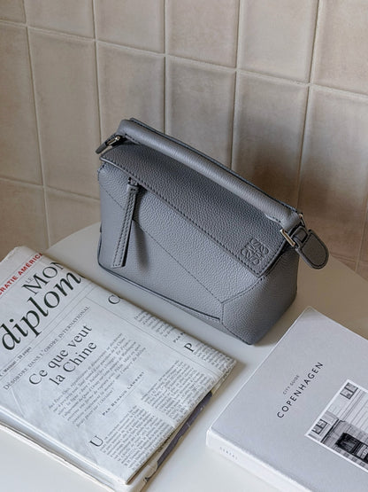 <S-99成新> Loewe｜Mini Puzzle 珍珠灰