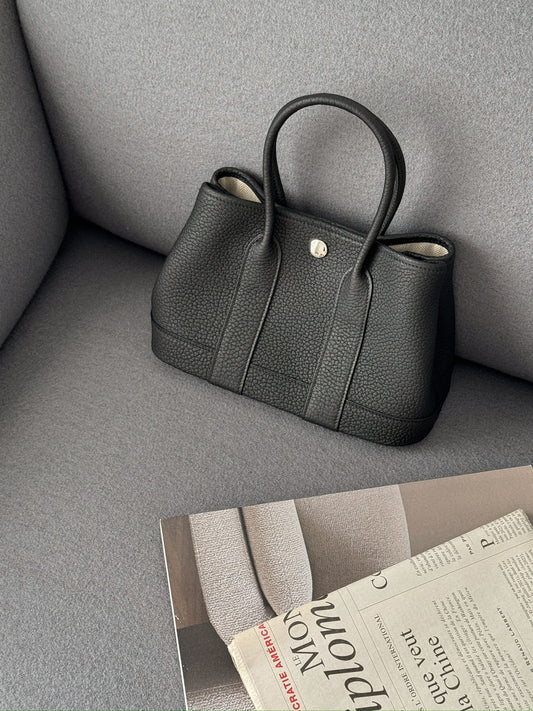Hermès Mini Garden Party 黑色 全皮革