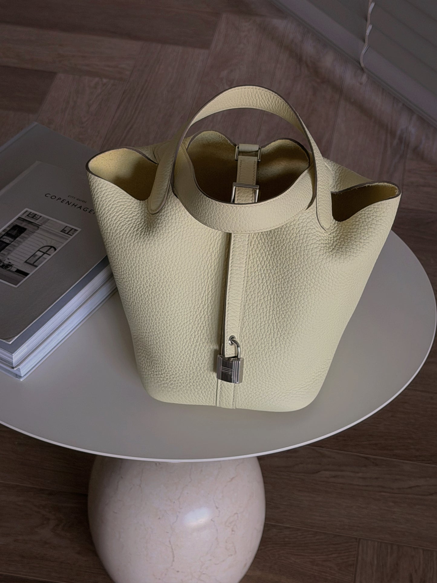 Hermès | Picotin 18 米爾頓黃 銀釦