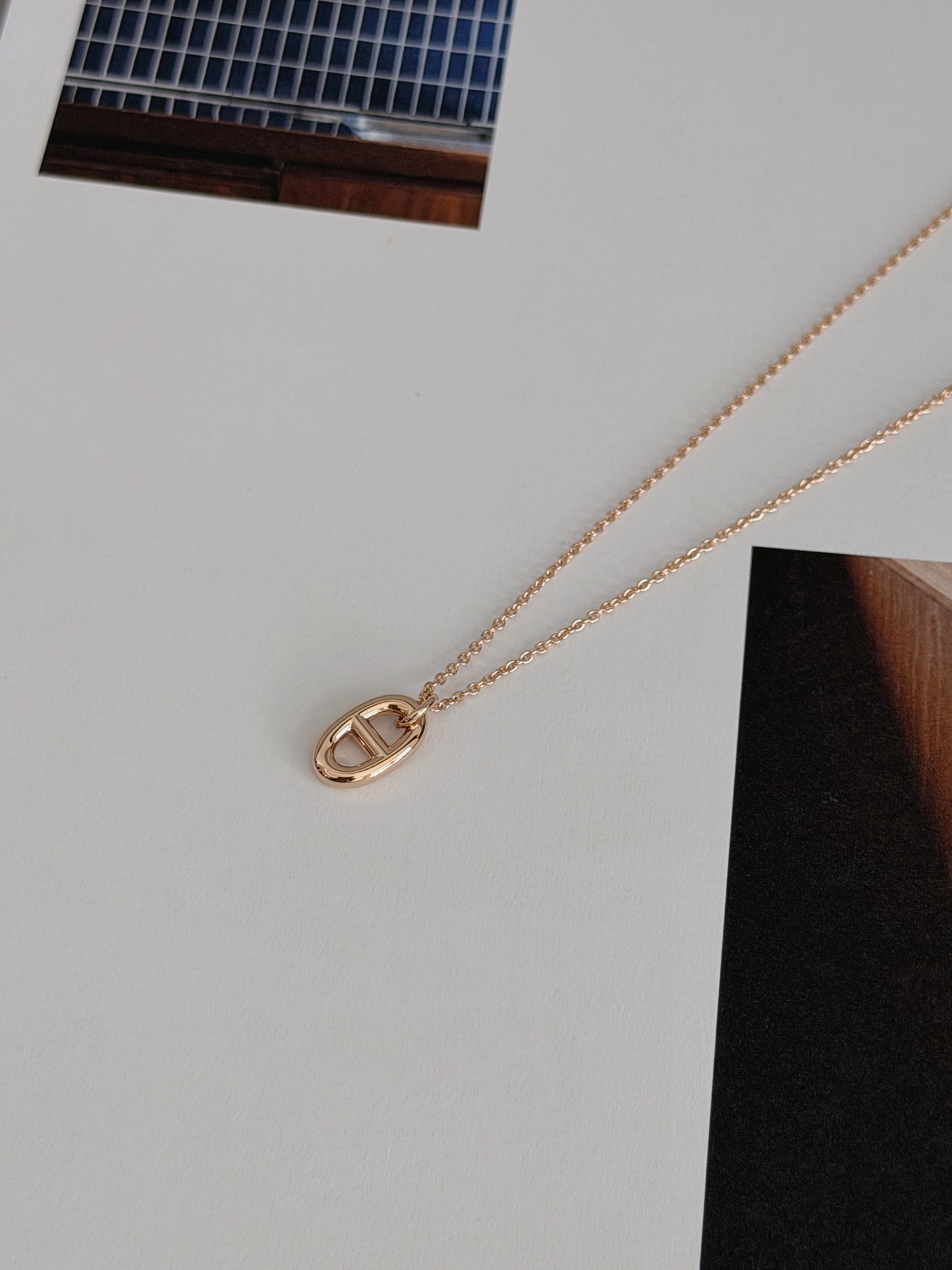 Hermès | Farandole Necklace 豬鼻子項鍊 玫瑰金