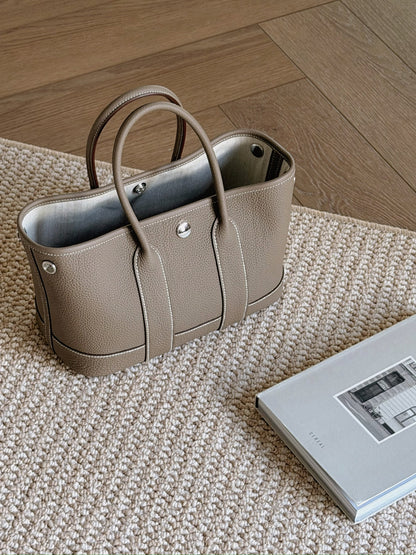 Hermès | Mini Garden Party 大象灰 全皮