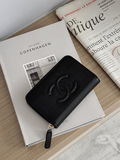 Chanel | Vintage復古 拉鍊加大零錢包