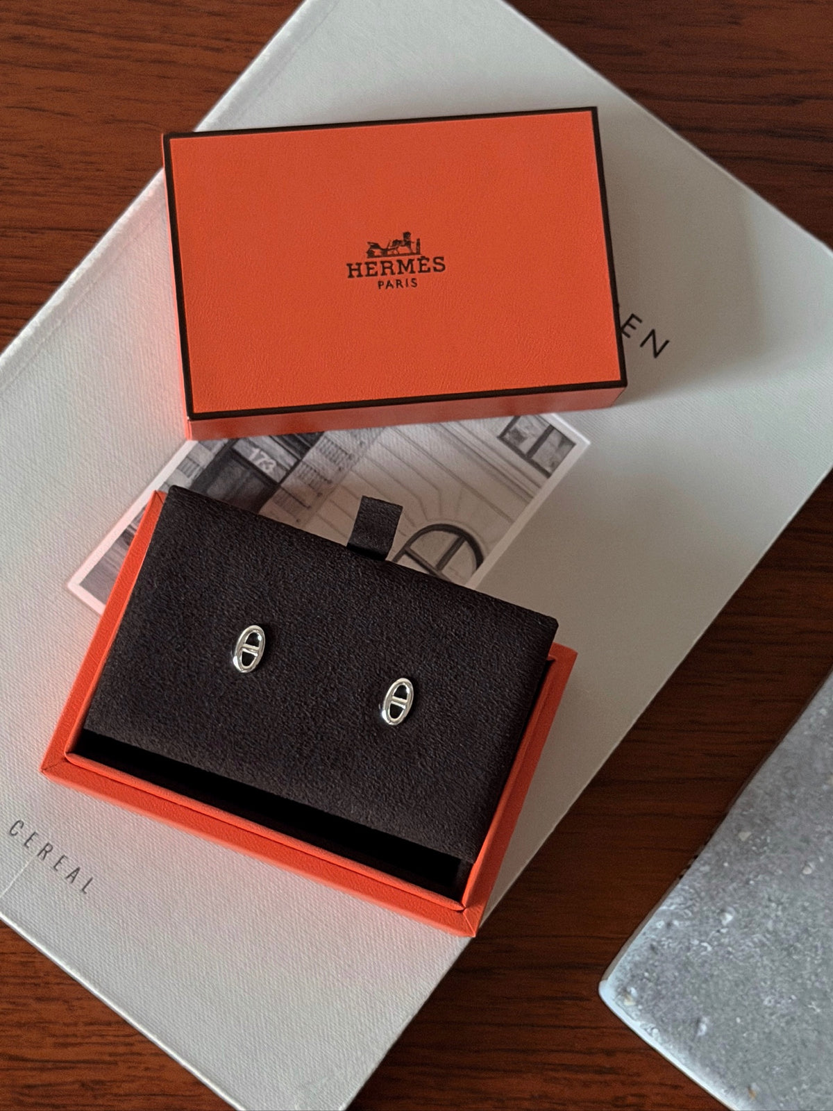 Hermès | 豬鼻子耳環 925純銀