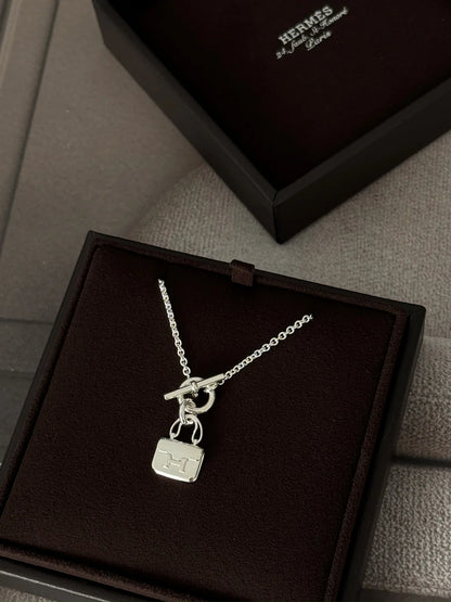 Hermès | Amulettes Constance Necklace 康康 全銀 項鍊