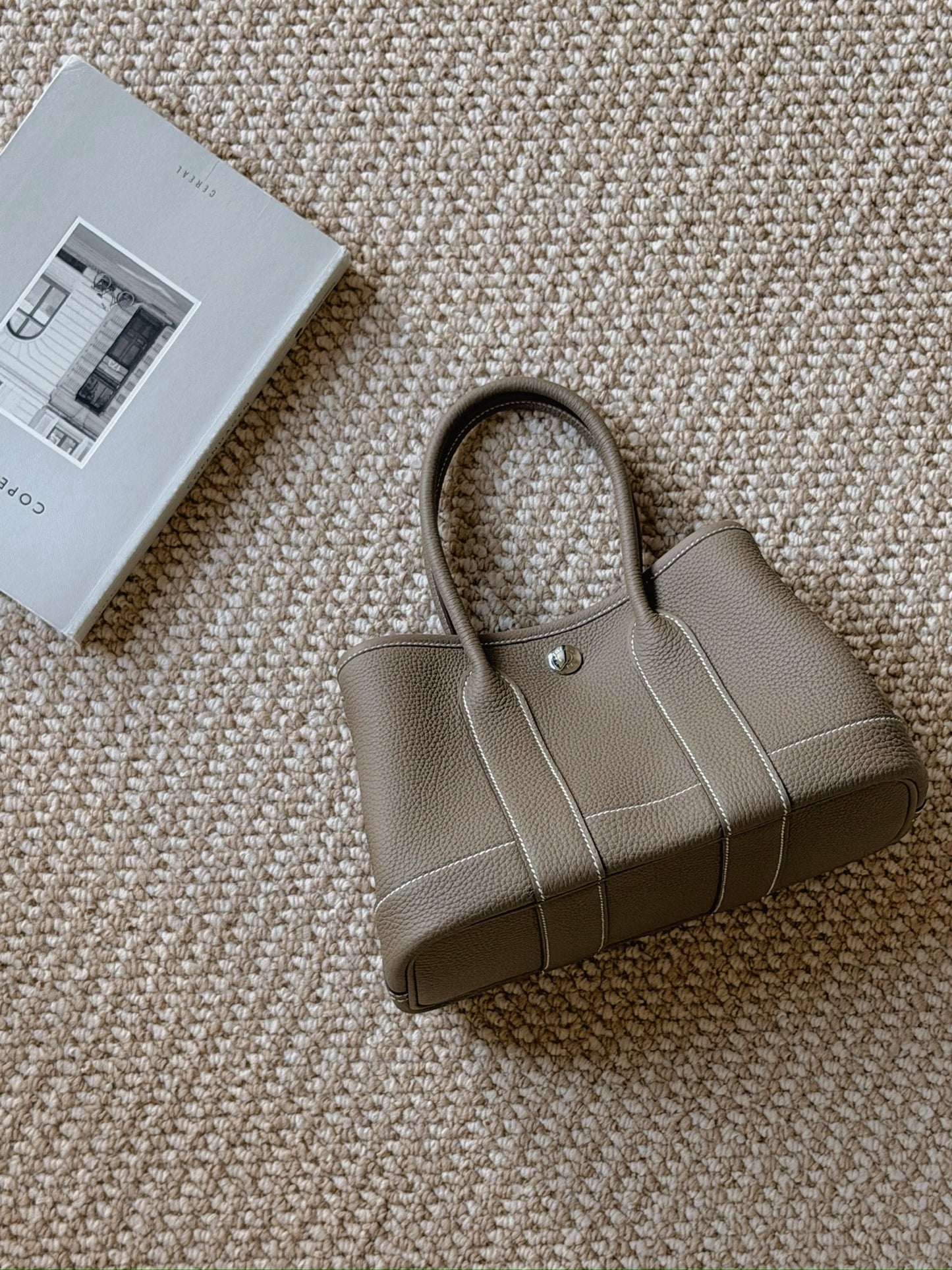 Hermès | Mini Garden Party 大象灰 全皮