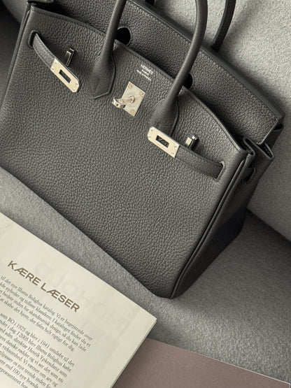 Hermès Birkin 25 Togo 黑色銀釦