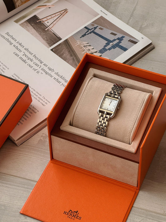 Hermès | Cape Cod 腕錶 珍珠母貝鑽石面盤 31mm