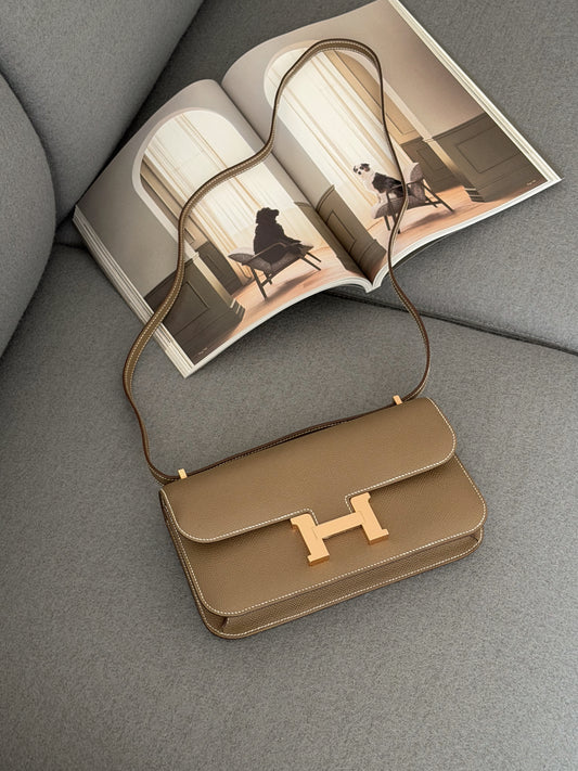 Hermès | Constance Elan 大象灰 玫瑰金釦