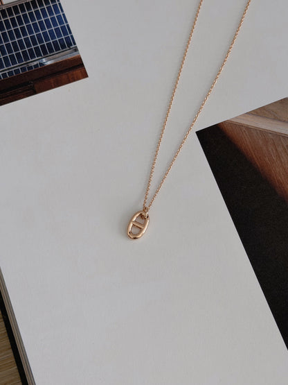 Hermès | Farandole Necklace 豬鼻子項鍊 玫瑰金