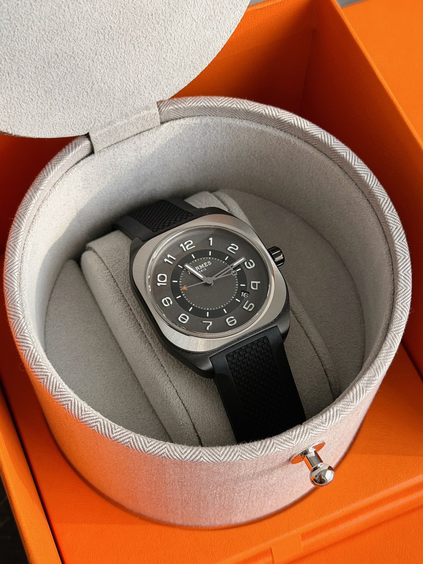 Hermès | H08 腕錶 黑色 42mm