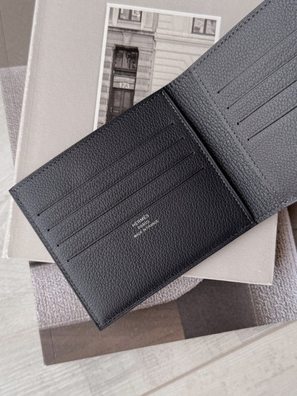 Hermès Citizen Wallet 霧霾灰 絲巾短夾