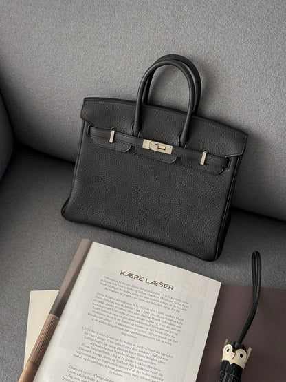 Hermès Birkin 25 Togo 黑色銀釦