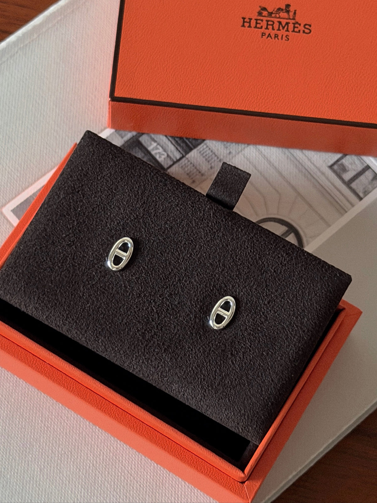 Hermès | 豬鼻子耳環 925純銀